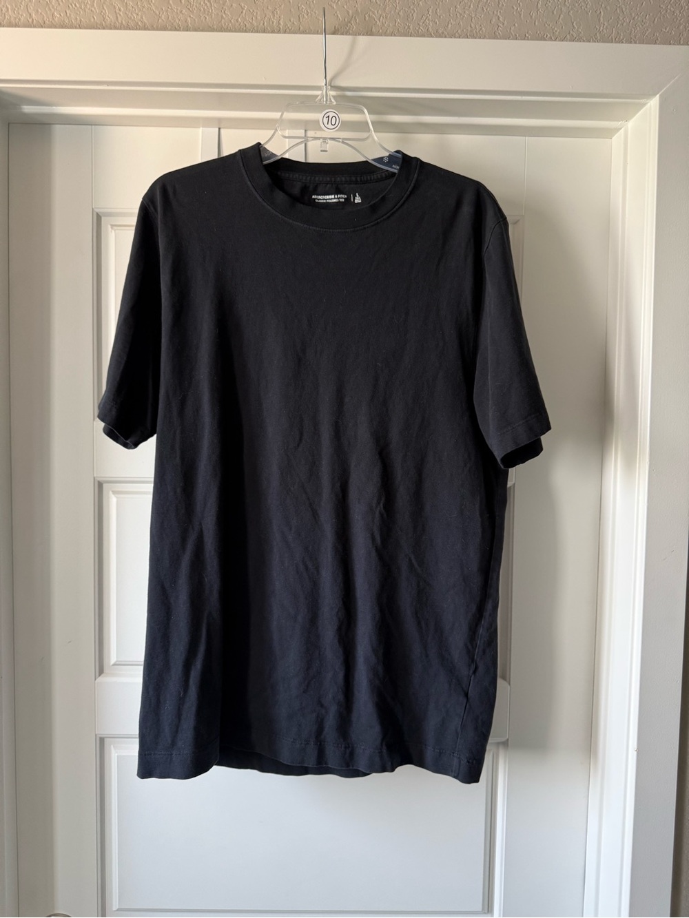 Abercrombie & Fitch Mens Black Soft Essential Tee - Picture 9 of 12
